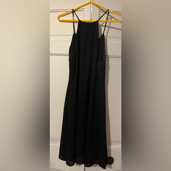 Spaghetti Strap Black Dress - Picture 2 of 4